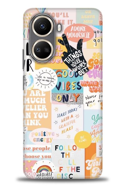 MRCİLETİSİM Realme C55 Case Hd Printed Case - Follow