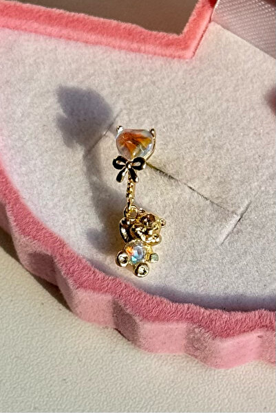 CERENY.CO Ayıcık Sallantılı Uçan Balon Piercing Cerrahi Çelik