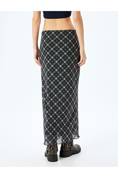 Koton Women's Green X Inji - Midi Skirt