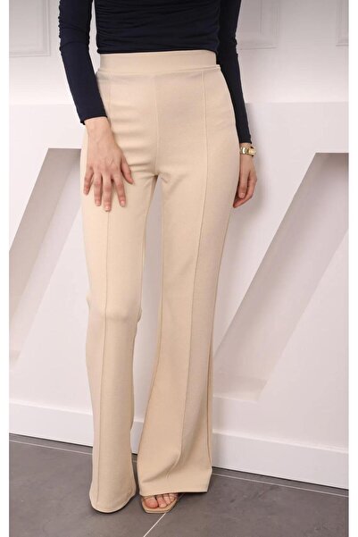 Wearflawless Γυναικείο ισπανικό παντελόνι Palazzo με ψηλόμεσο