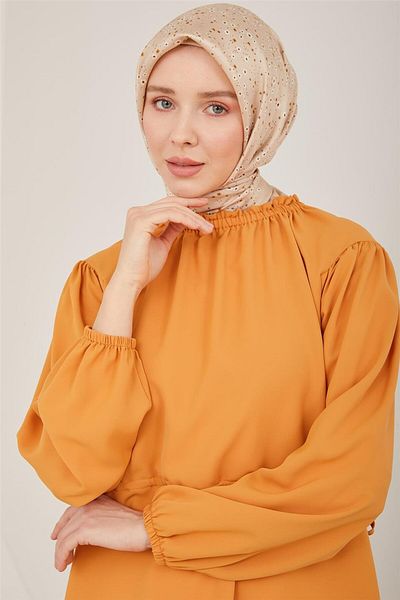 Armine Μπλούζα με ρυθμιζόμενη μέση 23y3331 Caramel