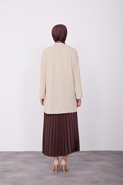 Armine Garnili Bluz 23k3344 Latte