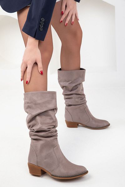 SOHO Mink Suede-Mink Women's Boots & Bootie 15331
