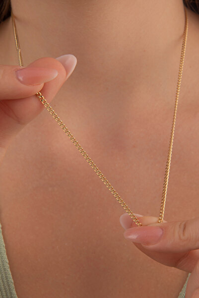 Fiyonk Kuyumculuk 14 Ayar Altın Gurmet Zincir 2.05 mm