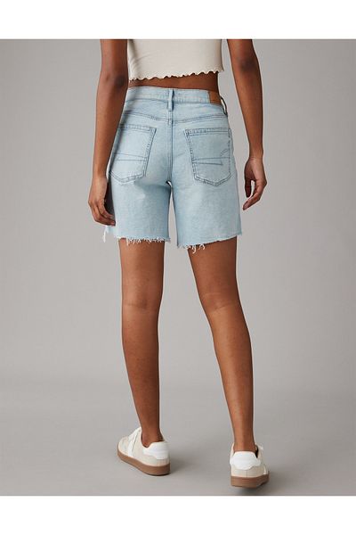 AMERICAN EAGLE Ae Strigid 8" Perfect Denim Bermuda Short