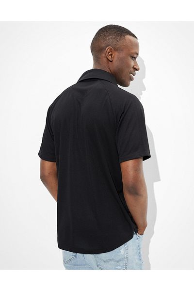 AMERICAN EAGLE Ae Active Pique Polo Shirt