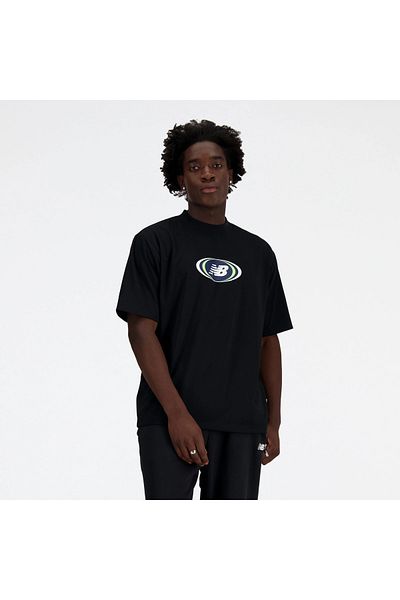 New Balance Men's Black T-Shirt - Mt41600