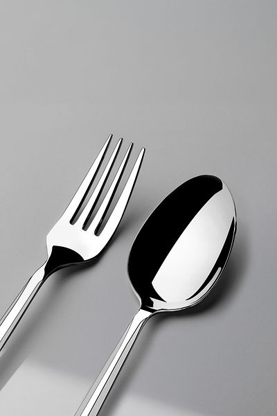 Nehir Milano Satin - 60 Pieces Fork and Spoon Set for 12 People