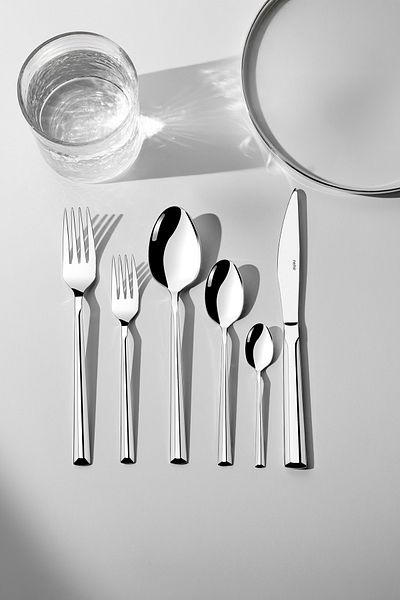 Nehir Milano Simple 12 Person 72 Piece Cutlery Set