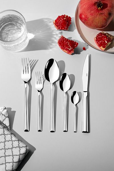 Nehir Milano Plain - 36 Pieces Fork Spoon Knife Set for 6 People