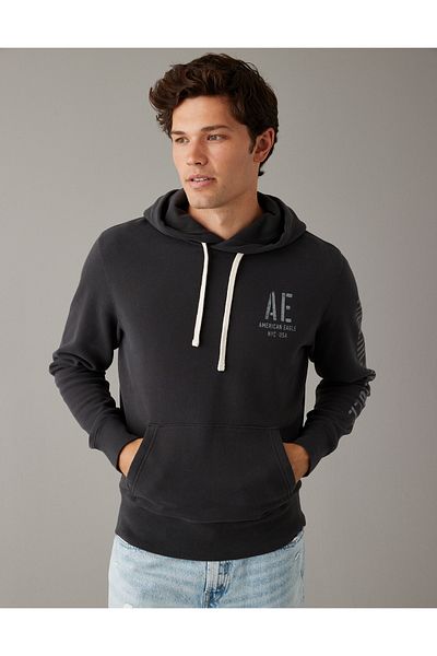 AMERICAN EAGLE AE Super Soft Graphic Hoodie