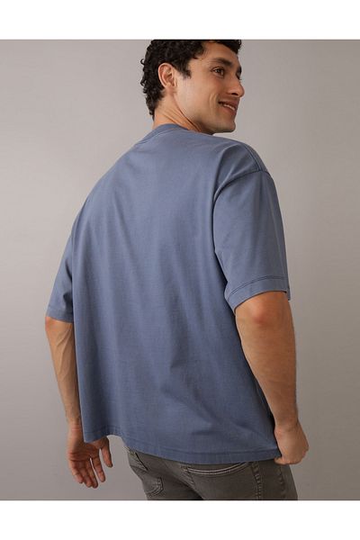 AMERICAN EAGLE AE Heavyweight Oversized Pocket T-Shirt U-1164-3766