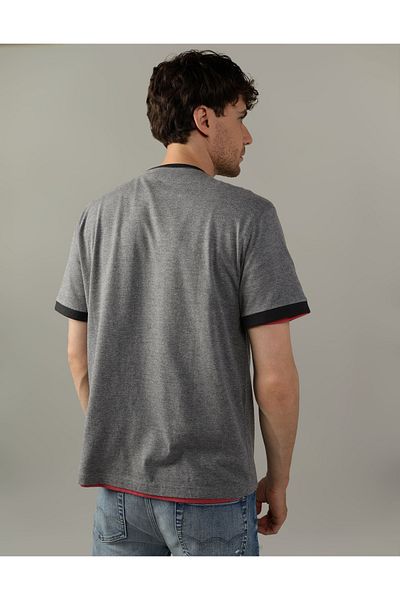 AMERICAN EAGLE Ae Elevated Logo Graphic T-Shirt