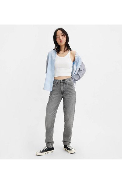 Levi's Μαύρο τζιν Mom Damen Levis της δεκαετίας του '80