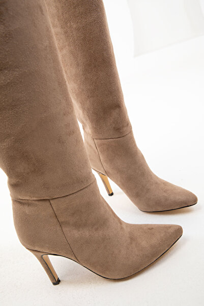 SOHO Vizon Süet Kadın Çizme  20029