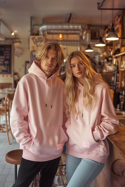 Trendyol Collection Hanorac cu glugă supradimensionat din bumbac fleece - Cu etichete TMNAW21SW2005