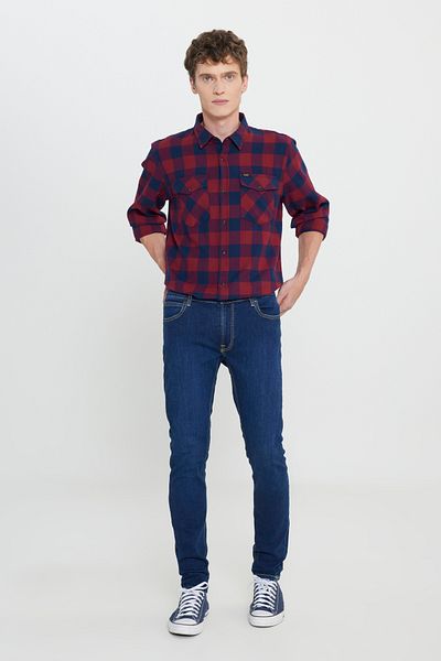 Lee Malone Skinny Fit Slim-Fit-Jeans mit normaler Taille und dehnbarer Jeanshose