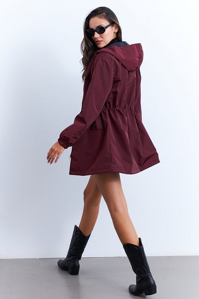 Cool Sexy Burgundy Women Coats Jackets Styles Prices Trendyol