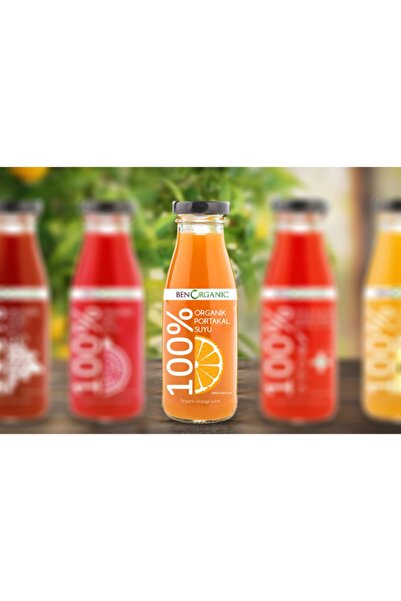 Benorganic Organik Portakal Suyu 250ml - %100 Meyve Suyu -