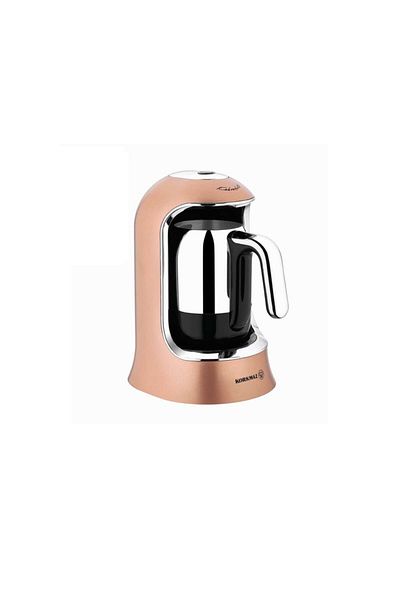 KORKMAZ A860-06 Rosegold Chrome Coffeecolic Automatic Coffee Machine