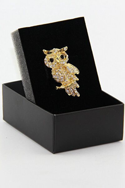 Zaim Aksesuar Gold Baykuş Broş 314