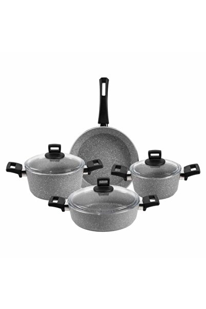 Karaca Optimum Black Bio Granit Tencere Seti  7 Parça