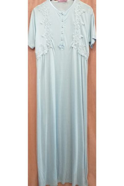 Marilyn Cămașă de noapte lungă albastră pentru femei