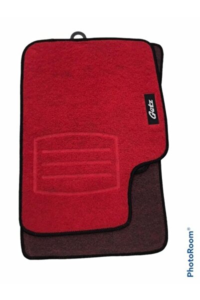 Eng Hyundai Getz Kırmızı Halı Paspas Birebir Kesim Getz Halı Paspas