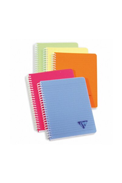 Clairefontaine Спирален бележник А5, 90 страници, Линколор математика