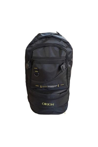 Orion Men's Black Large Size Waterproof 55+10 lt Gusseted Travel Mountaineer Bag