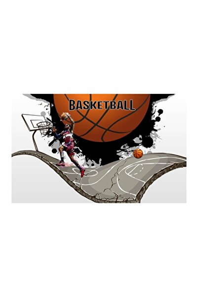 SGT Basketbol Desenli 3d Duvar Kağıdı