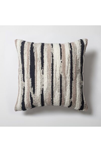 Fineroom Living "الألبكة" - وسادة رمي منسوجة يدويًا مقاس 45 × 45 (تشمل الوساد...