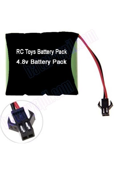 TNL 4.8v 1100mah Siyah Soketli Oyuncak Araba Pili
