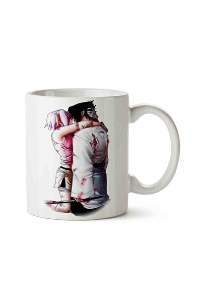 ART HEDİYE كوب Sasusaku Kissing ذو وجهين مطبوع