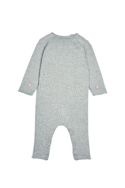 Mamas Papas Baby Boy Gray Bodysuit