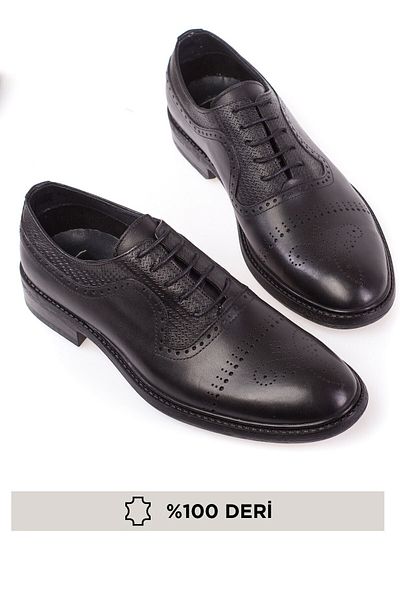 maximoda Genuine Leather, Orthopedic, Leather Inside and Outside, Classic Men's Shoes