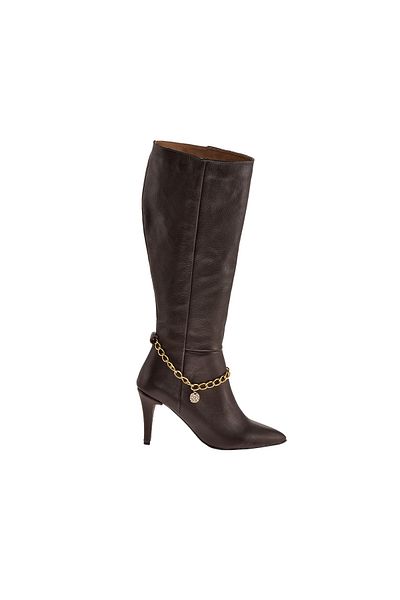 Moosefield Women's Brown Genuine Leather Boots