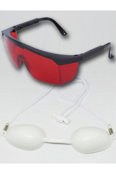 1 Glasses Patient 1 Glasses Laser Hair Removal Aesthetist Red Ipl Patient White Ipl Glasses