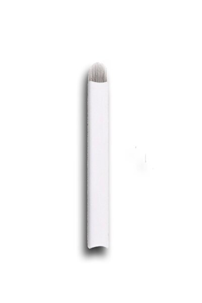 ARMONİKONYA 5 Adet 7 Pin U Kalıcı Makyaj Dövme Microblading Iğnesi