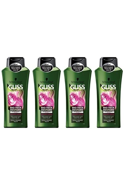 Gliss شامبو بيو تك المقوي 360 مل 4 قطع