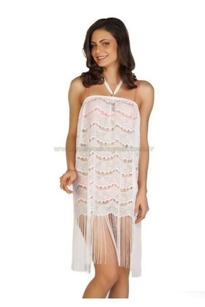 Seamark Women's Black Halter Neck Pareo