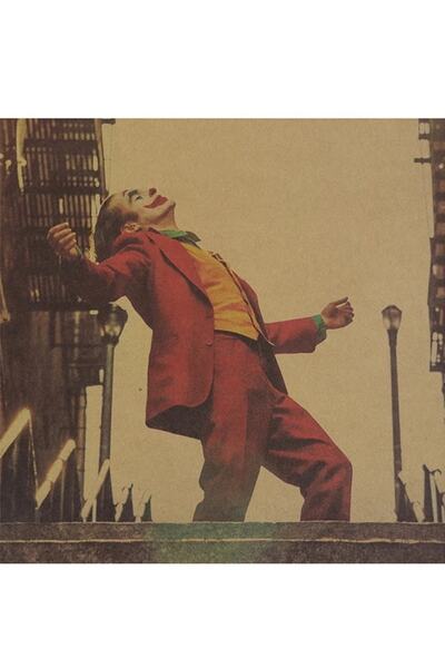 Solfera Joker DC Comics - Ρετρό αφίσα με σκάλα AF022