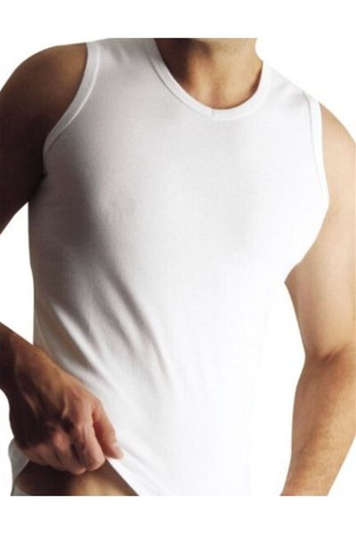 BİNYILDIZ 380 Men's Zero Sleeve V-Neck Model Body Undershirt