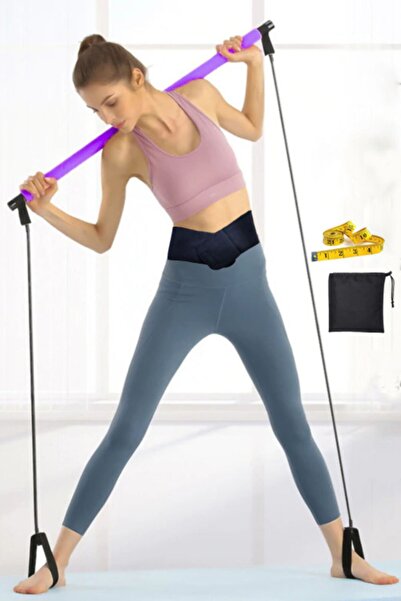 Jet Studio Pilates Barı Çubuğu Terleme Bel Kemeri Mezura Bel Basen Ölçme Ince...