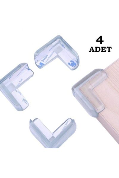 Kilit Table Bench Furniture Edge Corner Protector Soft Protector Set Table Edge Protector 4 Pieces