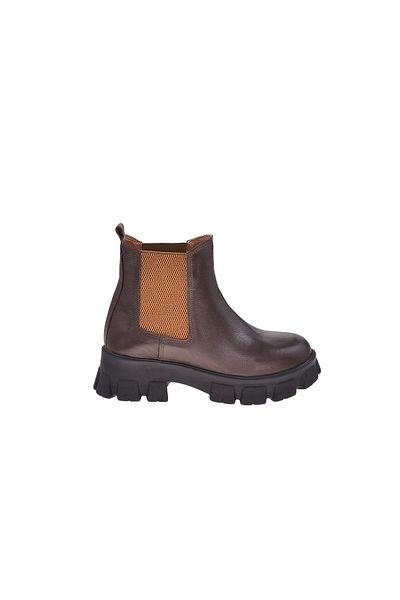 Moosefield Women's Brown Genuine Leather Boots