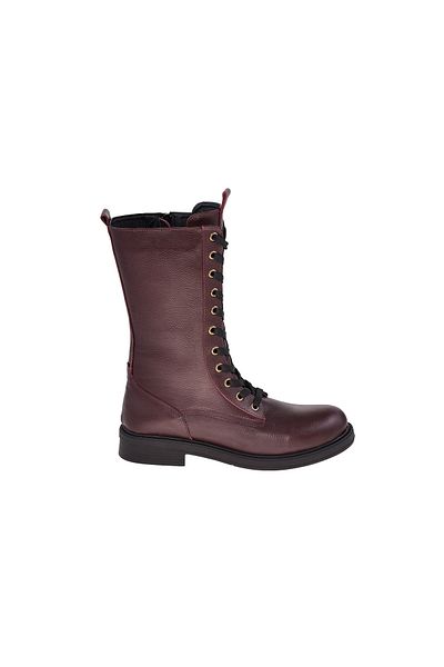 Moosefield Women's Burgundy Genuine Leather Boots