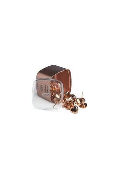 Mas Cubbie Premium Heart Map Nail - Rose Gold