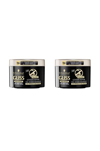 Gliss Hair Care Mask Ultimate Repair 200ml 2 Pieces