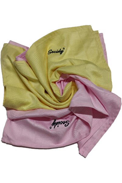 Secidy قماش سحري من الألياف الدقيقة 45x60 سم 4 قطع 2 لون